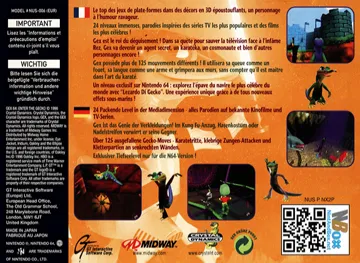 Gex 64 - Enter the Gecko (Europe) box cover back